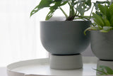 Large Ceramic planter in gray